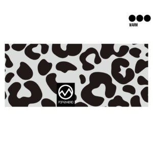 Stirnband THICK | POP HEAD | BILLIE | Leo Black Grey BIG
