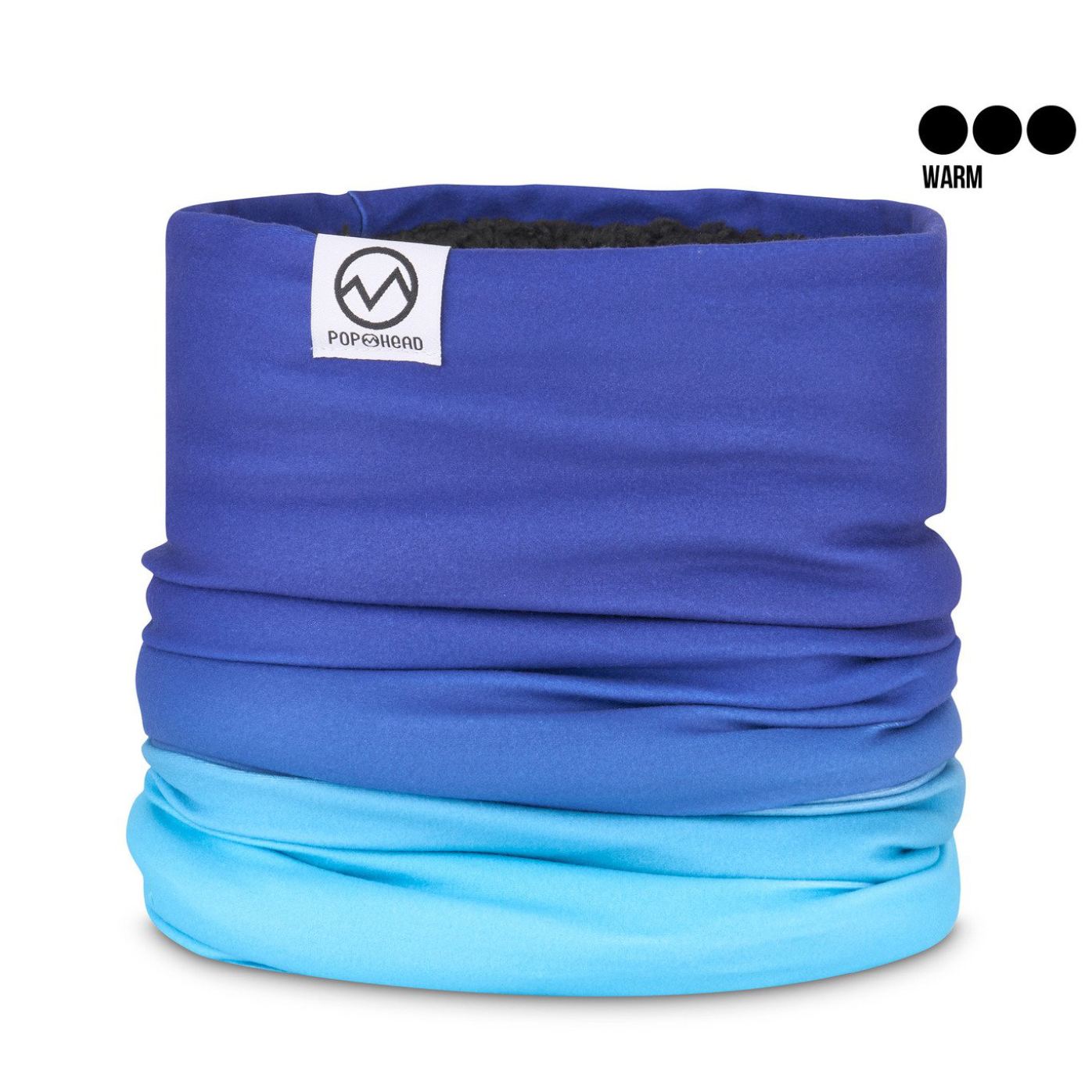 Neckwarmer TEDDYFLEECE | POP HEAD | JOSIE | Blue Flow