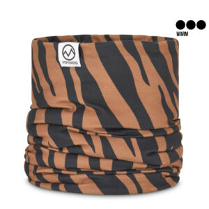 Neckwarmer TEDDYFLEECE | POP HEAD | JOSIE | Zebra Brown