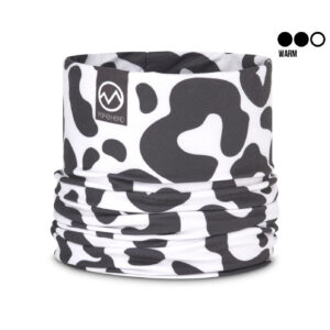 Neckwarmer FLEECE | POP HEAD | JULIE | Leo Black Grey BIG