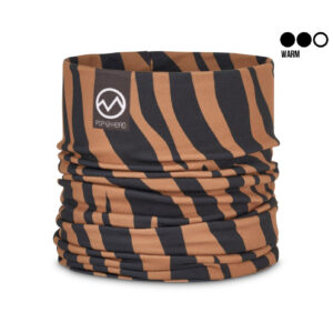 Neckwarmer FLEECE | POP HEAD | JULIE | Zebra Brown