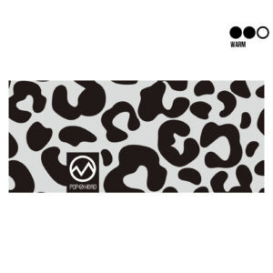 Stirnband MEDIUM | POP HEAD | MILLIE | Leo Black Grey BIG