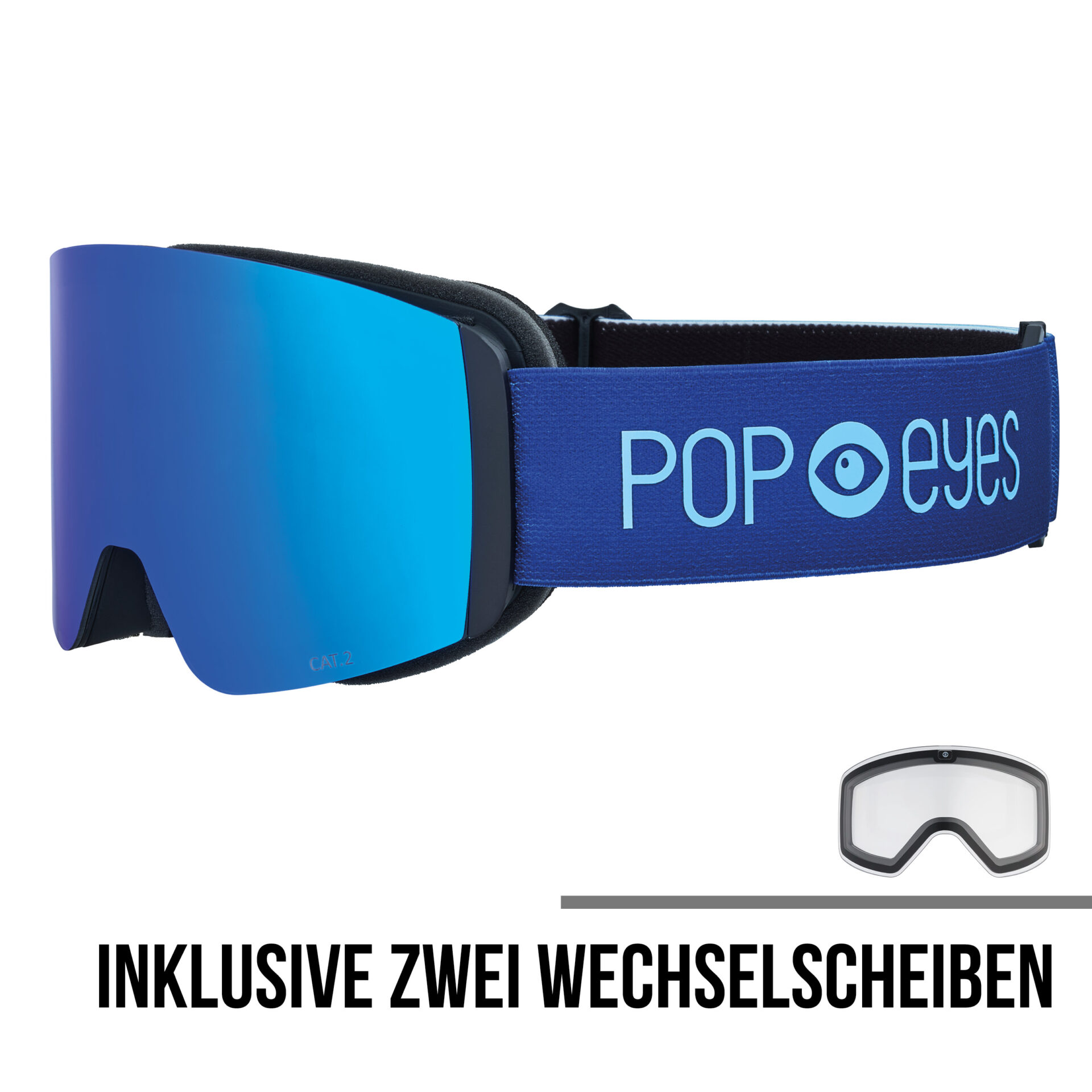 Skibrille | POP EYES | JODY | BLUE FLOW