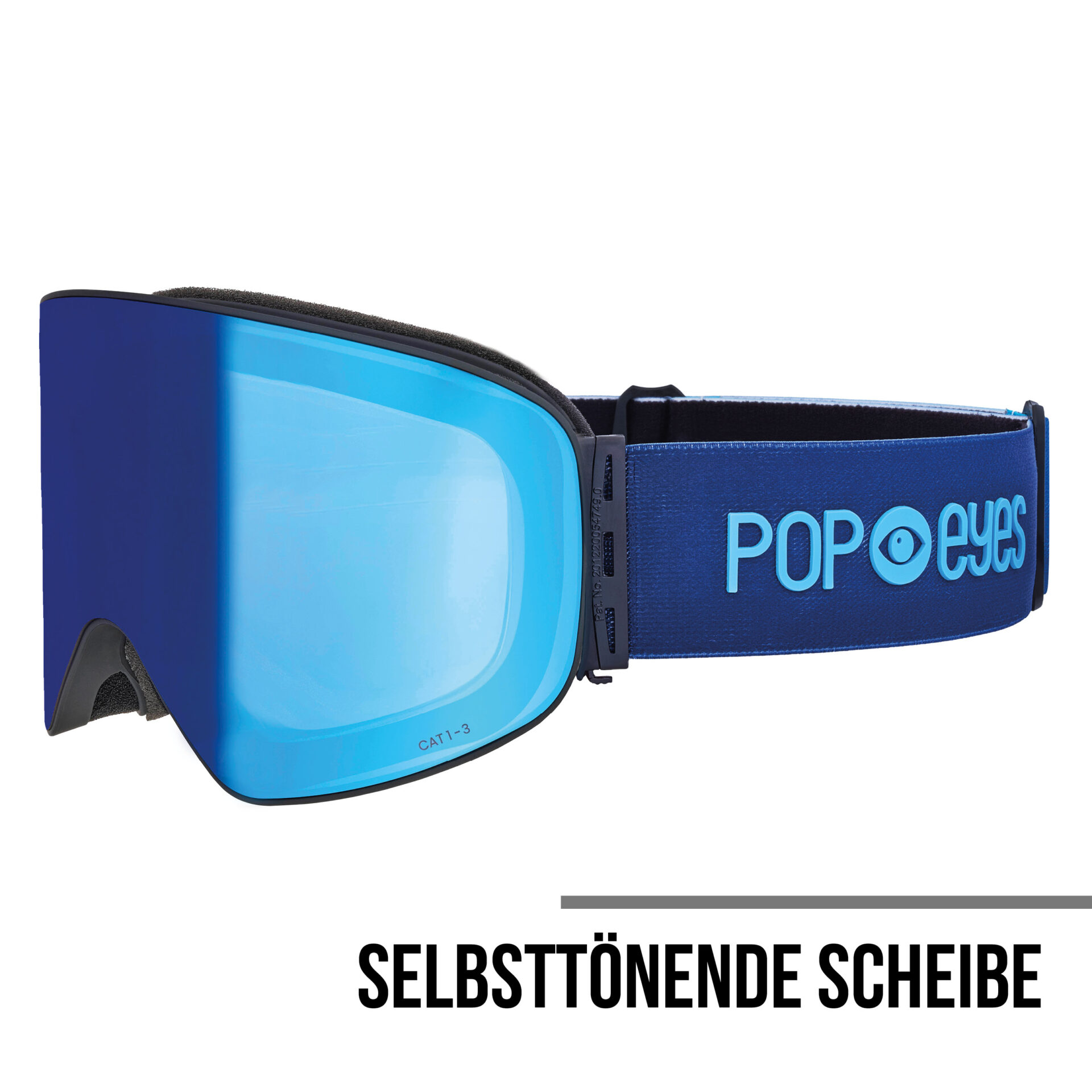 Skibrille | POP EYES | LARRY PHOTOCHROMATIC | BLUE FLOW