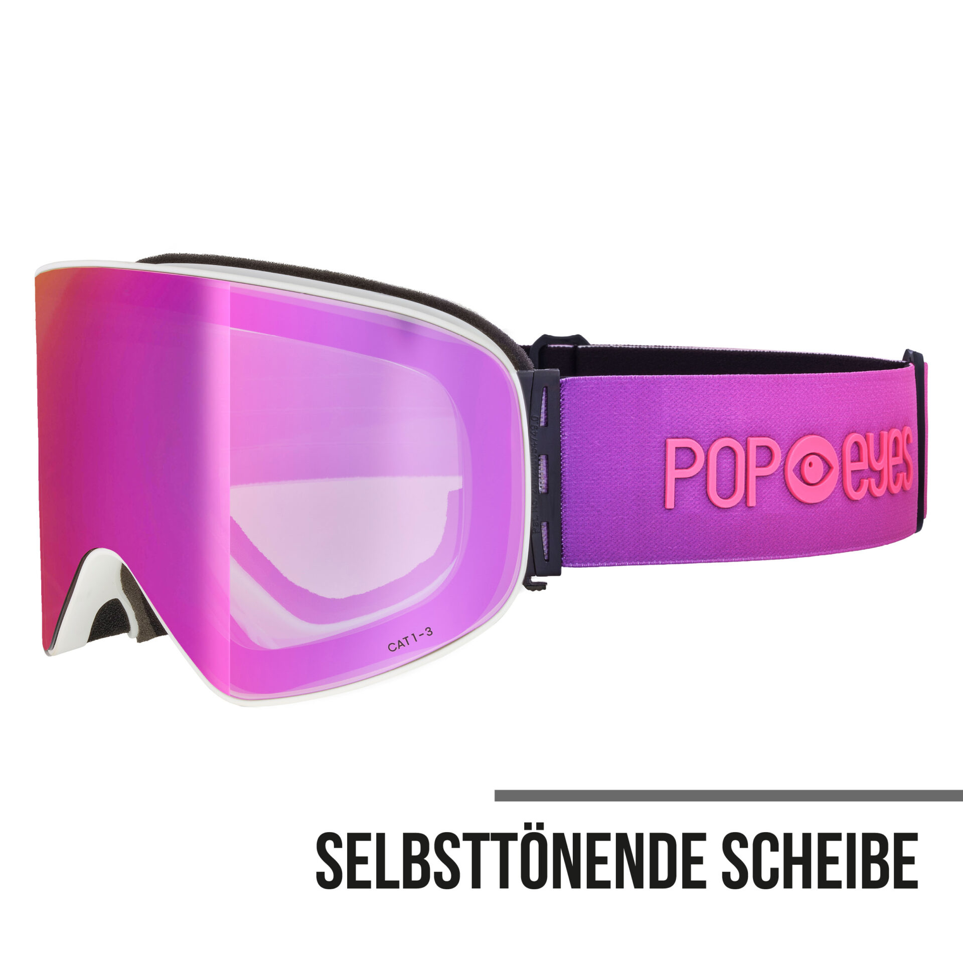 Skibrille | POP EYES | LARRY PHOTOCHROMATIC | PINK FLOW