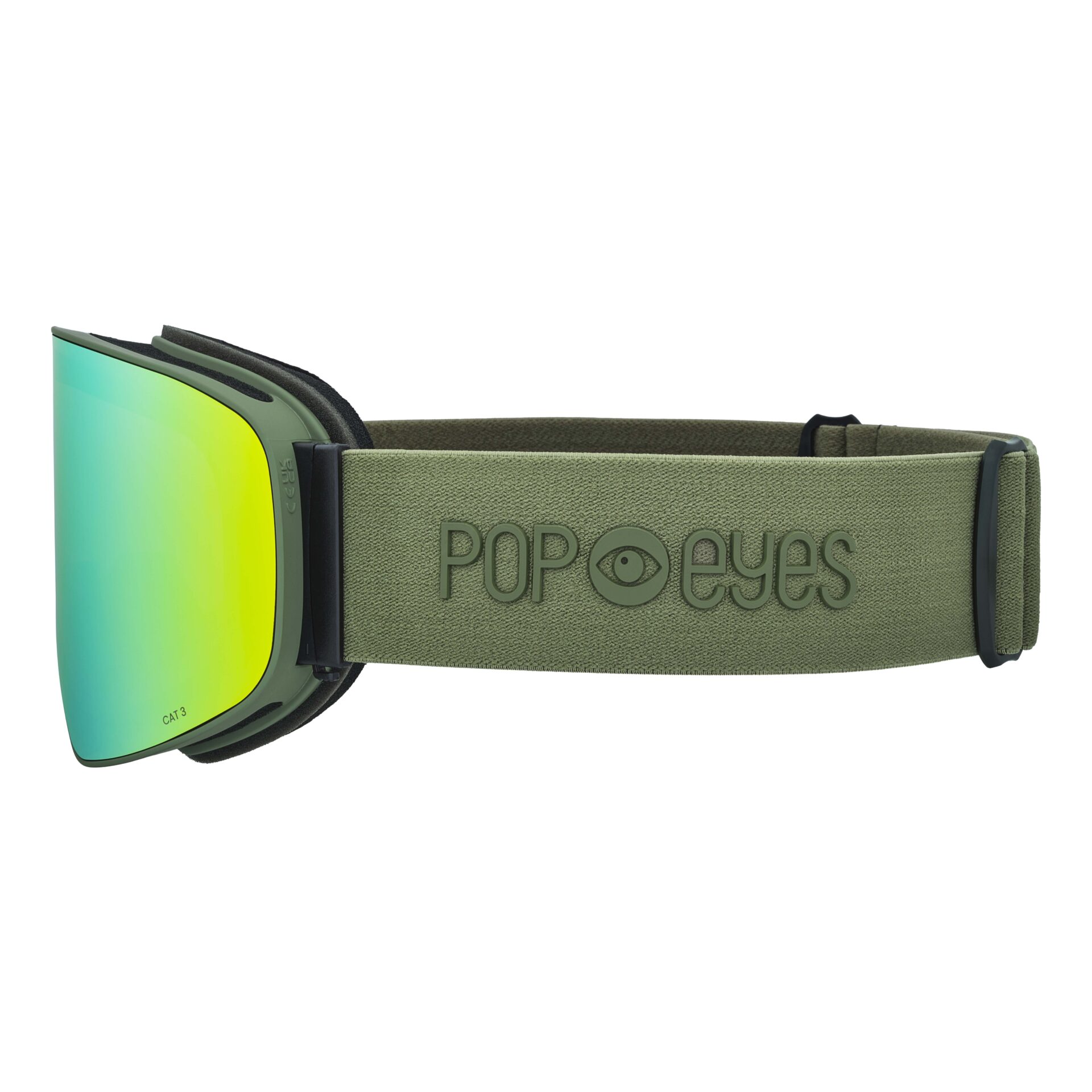 Skibrille | POP EYES | LARRY | PURE ARMY GREEN – Bild 2