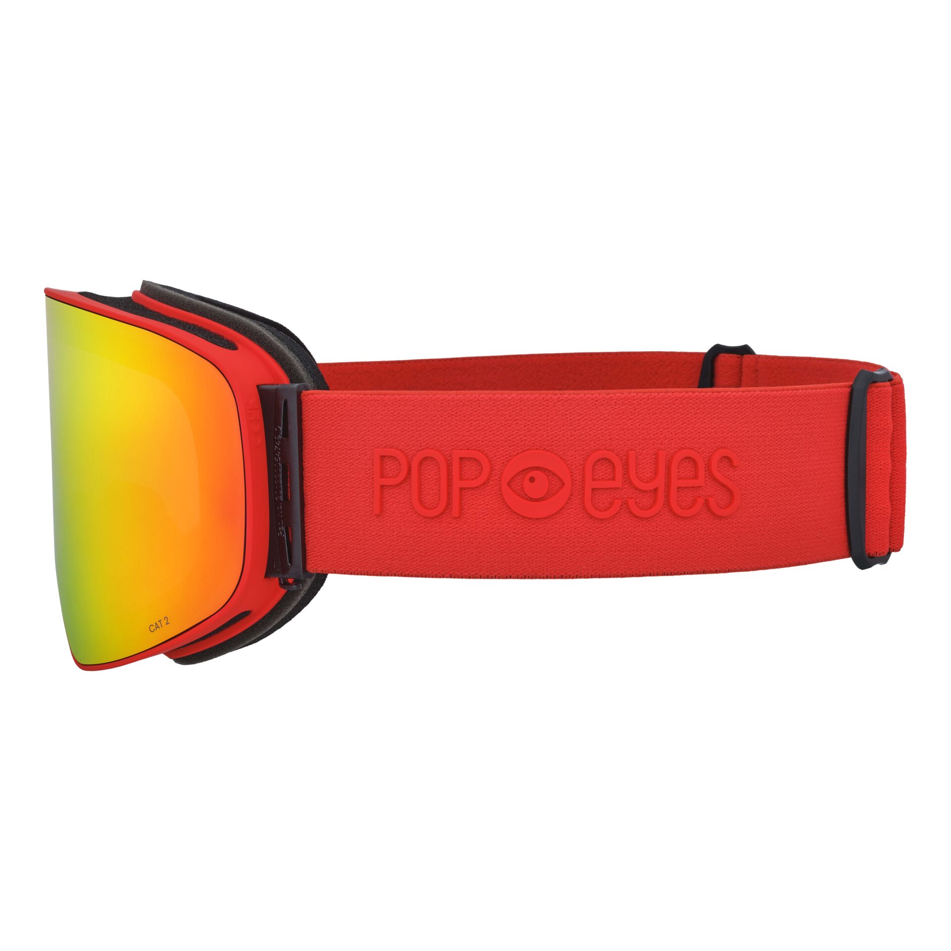 Skibrille | POP EYES | LARRY | PURE RED – Bild 2