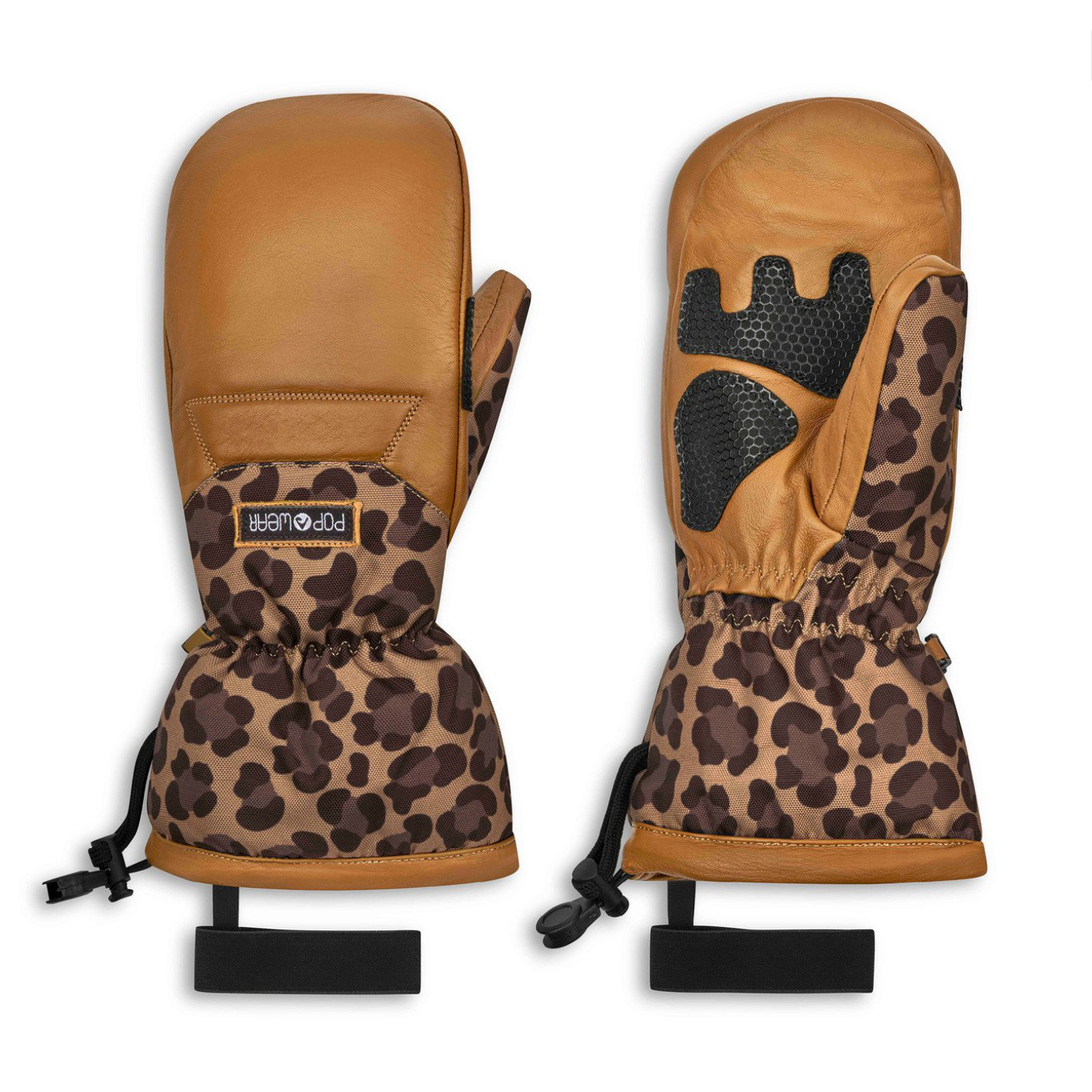 Premium Ultra-Warm Ski-Fäustling | POP WEAR | MIKKA | Leo Brown | Size: M
