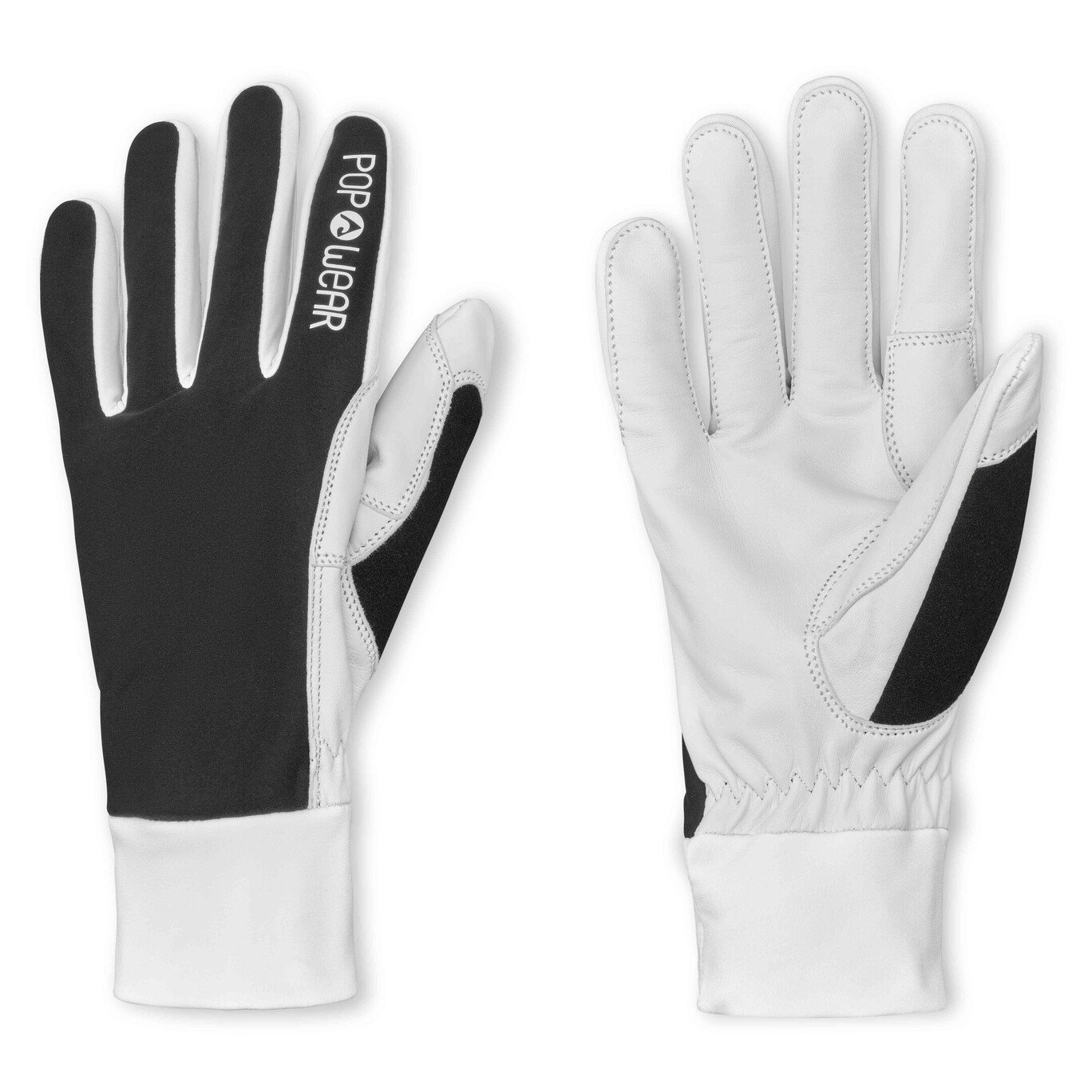 Performance Handschuhe | POP WEAR | FINLEY | White Black | Size: L – Bild 4