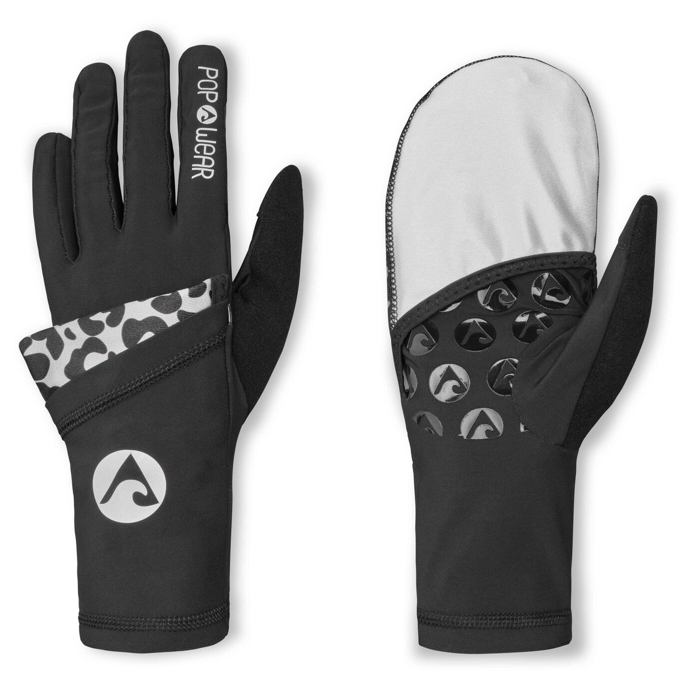 Outdoor Converter Handschuh | POP WEAR | LOUIE | Leo Grey | Size: M – Bild 2