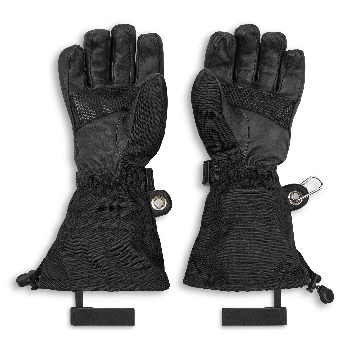 Premium 2-in-1 Ski-Handschuh | POP WEAR | CHARLIE | All Black | Size: L – Bild 3