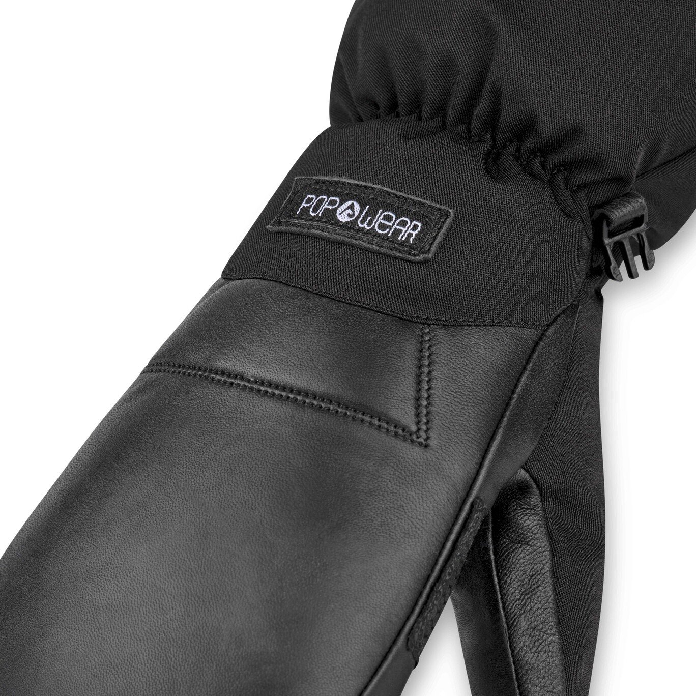 Premium Ultra-Warm Ski-Fäustling | POP WEAR | MIKKA | All Black | Size: L – Bild 4