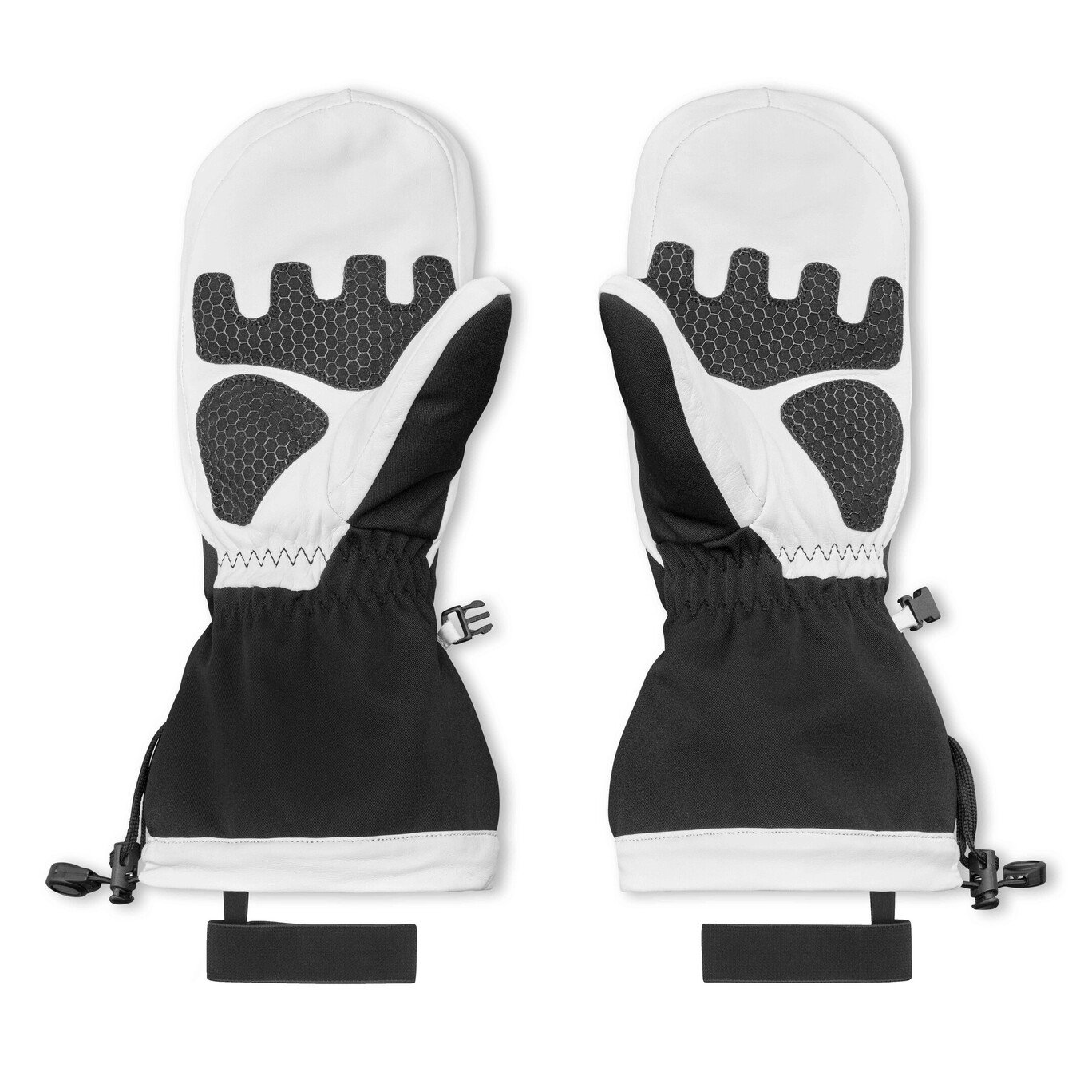 Premium Ultra-Warm Ski-Fäustling | POP WEAR | MIKKA | White Black | Size: M – Bild 3