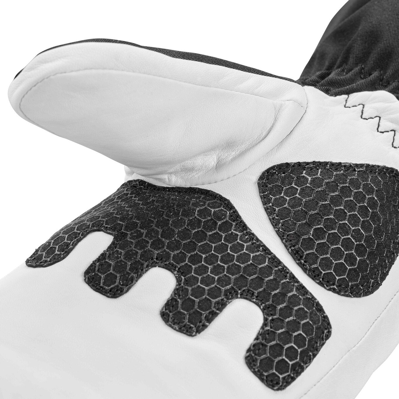 Premium Ultra-Warm Ski-Fäustling | POP WEAR | MIKKA | White Black | Size: M – Bild 4